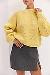 В'язана жіноча кофта з рукавами регланами, фото 2