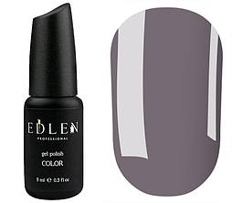 Гель-лак Edlen Color 034 (теплий темно-сірий, емаль), 9 мл