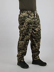 Штани на флісі рівні Світлий піксель