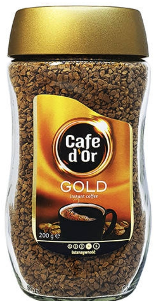 Кава розчинна Cafe D’or Gold 200г 100% Арабіка.