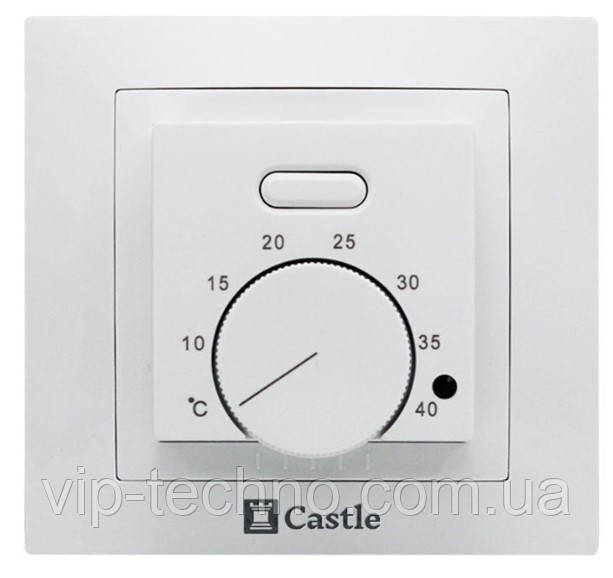 Терморегулятор Castle AC308 БІЛИЙ/ БІЖОВИЙ/ ЧОРНИЙ під рамку SCHNEIDER ASFORA