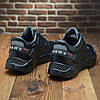 Чоловічі шкіряні кросівки (натуральна шкіра) чорні демісезонні для чоловіків на весну осінь, розміри 40-45, фото 8