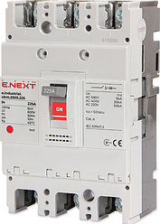 Силовий автоматичний вимикач e.industrial.ukm.250S.225, 3р, 225А