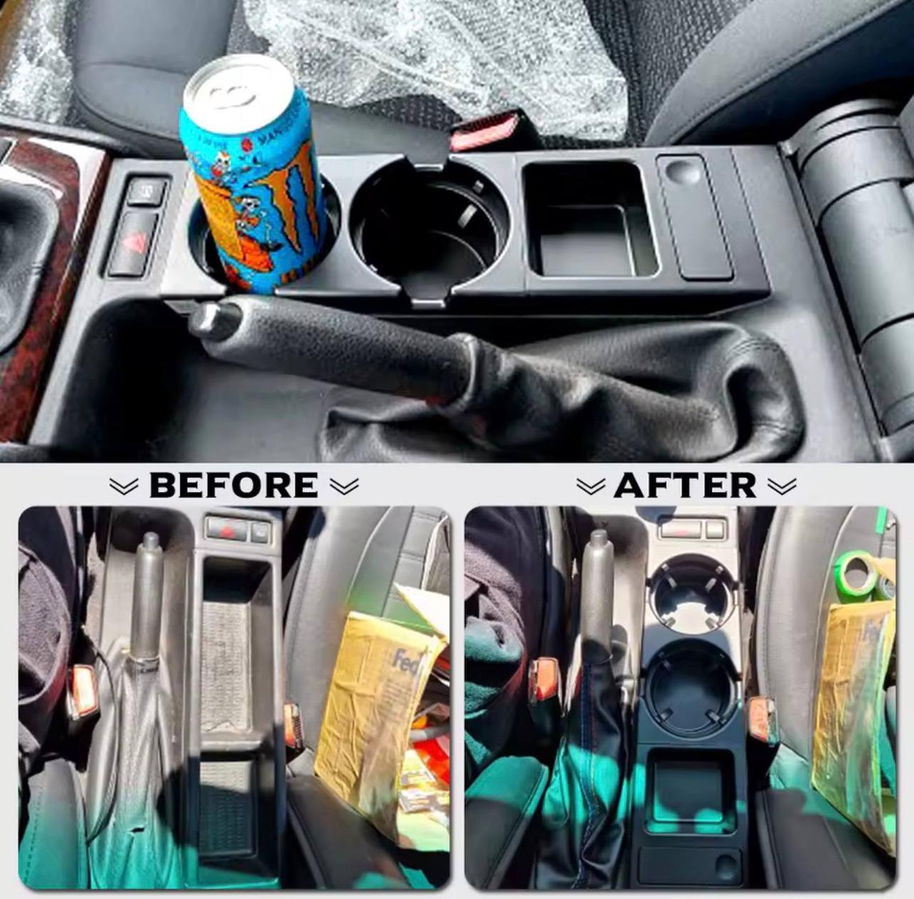 Комплект підстаканник та монетниця чорна BMW 3 E46 99-06 Монетниця з підстаканником БМВ 3 Е46 51168217953, фото 1