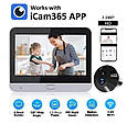 Камера у дверний вічок з РК екраном Aomeyo 3MP IP Wi-Fi. iCam365, фото 2