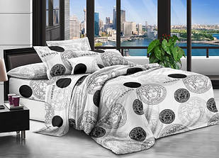 Двоспальний набір постільної білизни бязь175х215 см Метелики постільний комплект