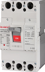 Силовий автоматичний вимикач e.industrial.ukm.400S.315, 3р, 315А