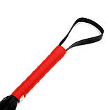 Стильний шкіряний флогер для яскравих БДСМ ігор Fetish B-Series Flogger 2.0, фото 6