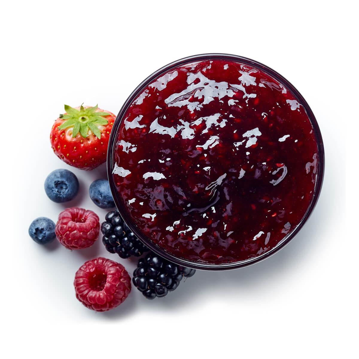 Наповнювач фруктовий термостабільний "Ожина" 60% ТМ Kаiser 1 кг., фото 1