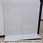 Стелаж перфорований Рістел 1900х950 мм, стелаж торговий приставний, стелаж для інструментів, стелаж для деталей, стелаж в магазин, фото 8
