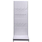 Стелаж перфорований Рістел 1900х600 мм, стелаж торговий приставний, стелаж для інструментів, стелаж для деталей, стелаж в магазин, фото 2