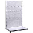 Стелаж перфорований Рістел 1900х1200 мм, стелаж торговий приставний, стелаж для інструментів, стелаж для деталей, стелаж в магазин, фото 2