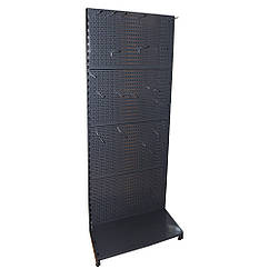 Перфорований стелаж 1900х950 мм, приставний стелаж Рістел, стелаж для інструментів, стелаж для кріплень, стелаж для деталей