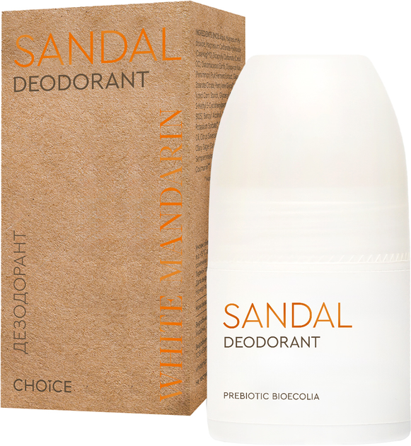 Натуральний дезодорант DEO Sandal від White Mandarin - ваш натуральний захист на 12 годин
