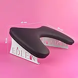 Підлокітник фігурний Edlen Comfort, чорний, фото 2