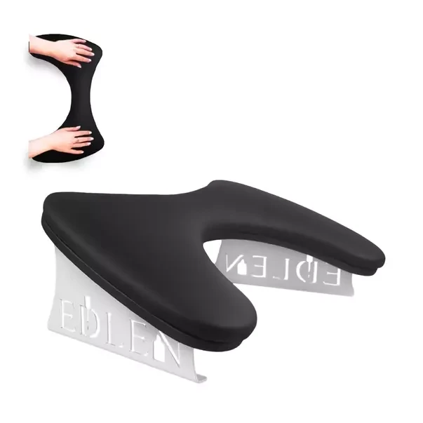 Підлокітник фігурний Edlen Comfort, чорний, фото 1