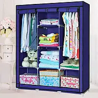 Тканинна складана шафа на 3 секції STORAGE WARDROBE 88130 красиві текстильні меблі для кімнати, фото 3