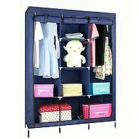 Тканинна складана шафа на 3 секції STORAGE WARDROBE 88130 красиві текстильні меблі для кімнати, фото 4