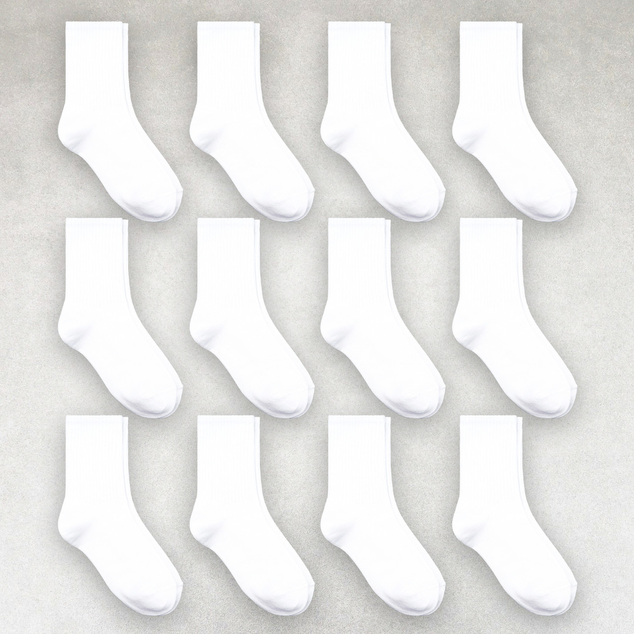 Шкарпетки чоловічі 12 пар «White» з високою резинкою, бавовна преміум сегмент розмір 39-42 арт. 21.12, фото 1