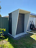 Металевий госпблок для дачі в сучасному стилі, фото 6