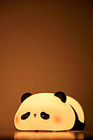 Силіконовий бездротовий нічник "Панда лежача"