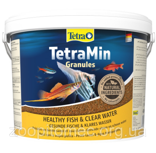 Корм TETRA (Тетра) MIN Granules для риб у гранулах основне харчування, 10л / 4,2 кг, фото 1