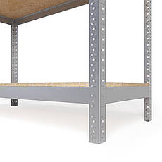 Стелаж | 1960–2500 мм | різні розміри | 150 кг/полка | ДСП полки 16 мм | металевий | оцинкований | ЧК-80, фото 4