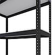 Стелаж | 1960–2500 мм | чорний | різні розміри | 150 кг/полка | ДСП полки 16 мм | металевий | оцинкований | ЧК-81, фото 6
