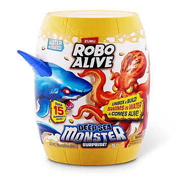 Інтерактивний ігровий набір Robo Alive Глибоководний сюрприз Велика акула 71155A