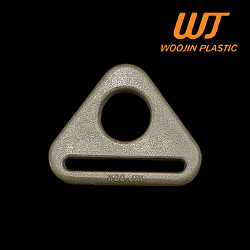 Напівкільце S Loop 25 мм WJ Woojin Plastic для стропи 2,5 см матеріал ацеталь колір Хакі