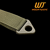Напівкільце S Loop 25 мм WJ Woojin Plastic для стропи 2,5 см матеріал ацеталь колір Хакі, фото 3