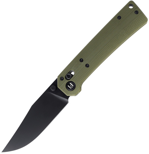 Ніж Hightron Pathwright,14C28N, G10, зелений, чорний клинок HK03GRN, фото 1