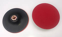 Зачіпна 125 мм товщина 3 мм платформа-липучка для шліфкругів