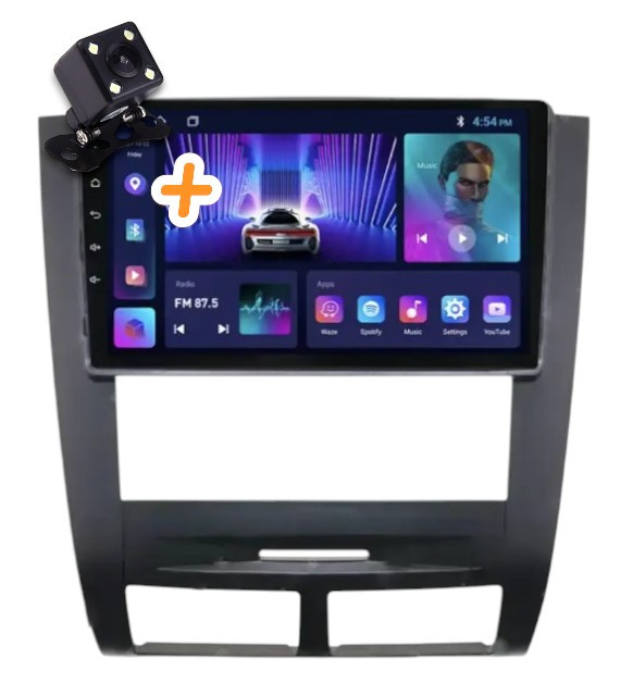 Магнітола для SSangYong Rexton 2002-2006 на Android. Преміальна модель (2+32 ГБ 4G QLED CarPlay 8 ядер), фото 1