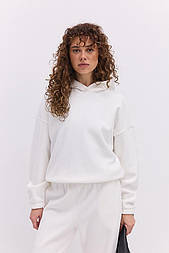 Жіночий флісовий костюм спортивний із худі та джогерами