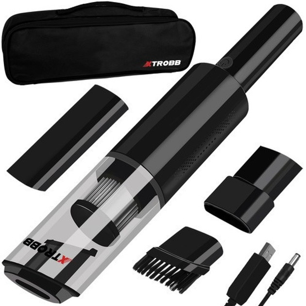 Автомобільний пилосос Xtrobb 16726, безпровідний, акумуляторний, 120 Вт, USB, 2200mAh, фото 1