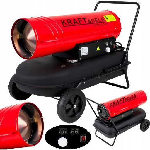 Теплова гармата професійна 35 кВт Kraft&Dele KD11711 обігрівачі на рідкому паливі, фото 1