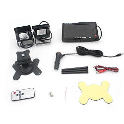 Система паркування:TFT LCD монітор 7 дюймів+2 камери заднього огляду з інфрачервоним підсвічуванням