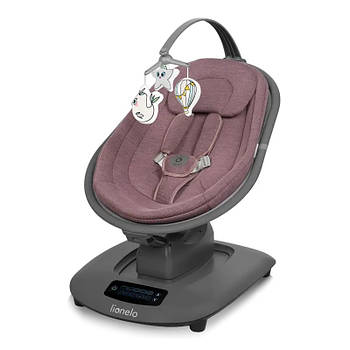 Центр гойдалки-шезлонг Lionelo Blossom Pink Mauve Рожевий