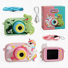 Фотоапарат цифровий дитячий Єдиноріг XL 900, відео, фото, ігри, прослуховування музики, microSD