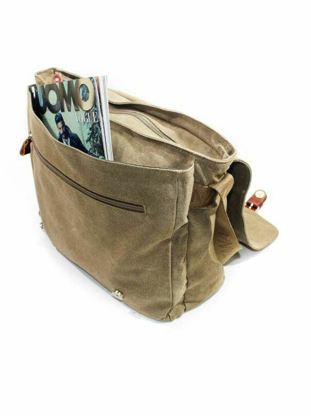 Модная мужская сумка через плечо из текстиля городская повседневная 6557 - фото 2 - id-p480665618