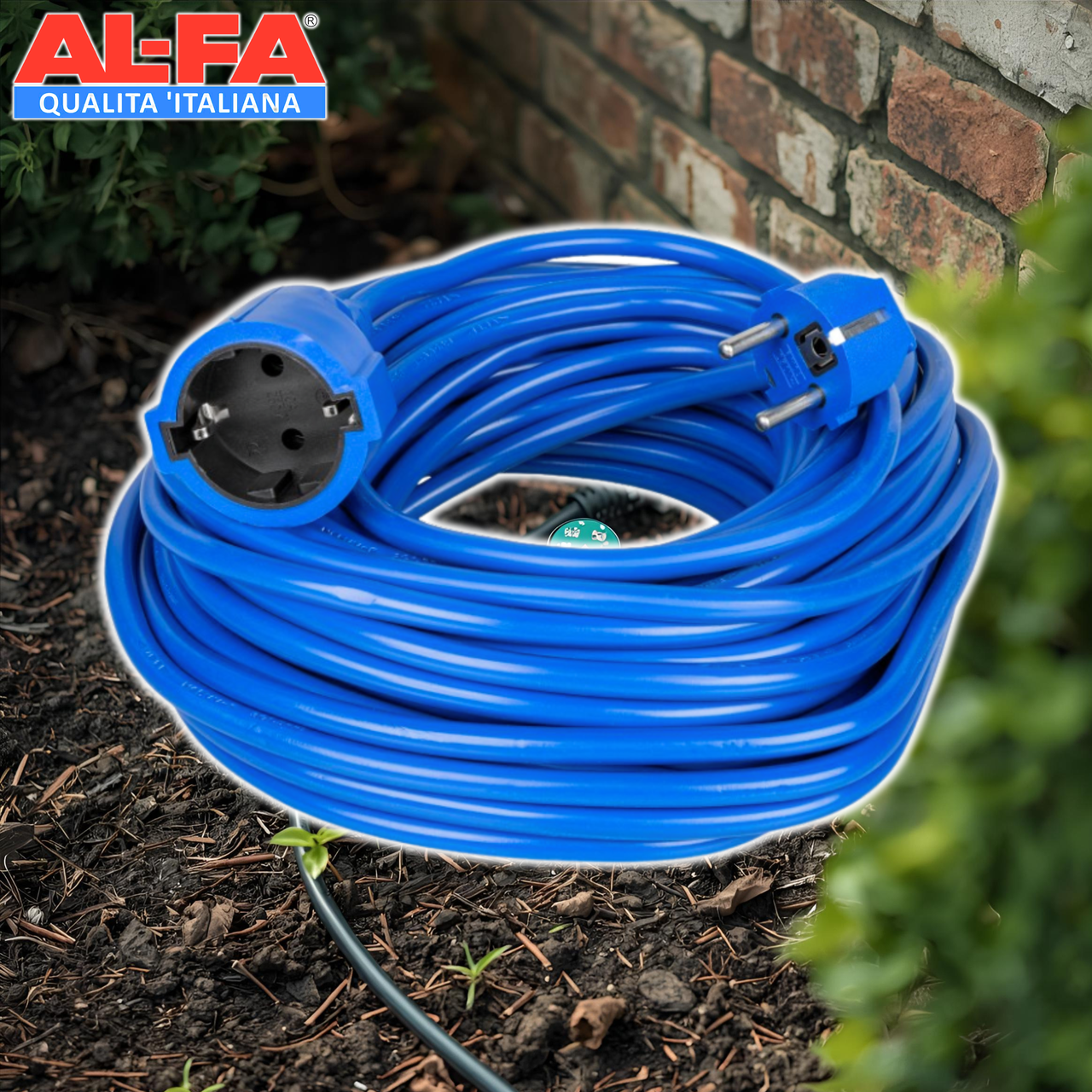 Подовжувач 1 роз'єм AL-FA KOD2305 20 метрів, 3 x 1,5 мм2