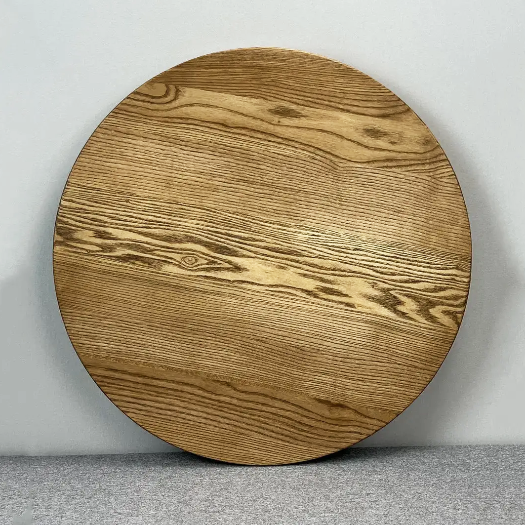 Стільниця кругла з масиву ясена 600 мм, фото 1