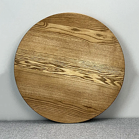 Стільниця кругла з масиву ясена 600 мм