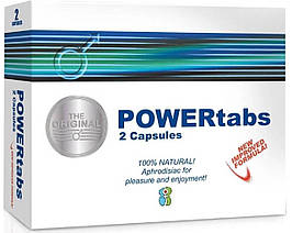 Капсули для потенції POWER Tabs, 2 капсули – природна сила для чоловіків 🌿