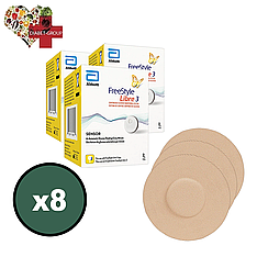 Сенсор FreeStyle Libre 3 (Фристайл Лібре 3) 8 уп. і 8 тейпів у комплекті