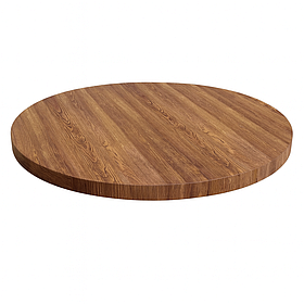 Стільниця кругла з масиву ясена 80 см