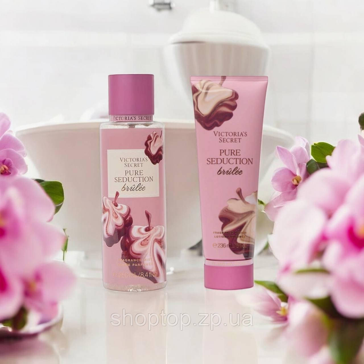 Набір Парфумований Міст 250ml+ Лосьйон 236ml для тіла Victoria’s Secret Pure Seduction brulee, фото 1