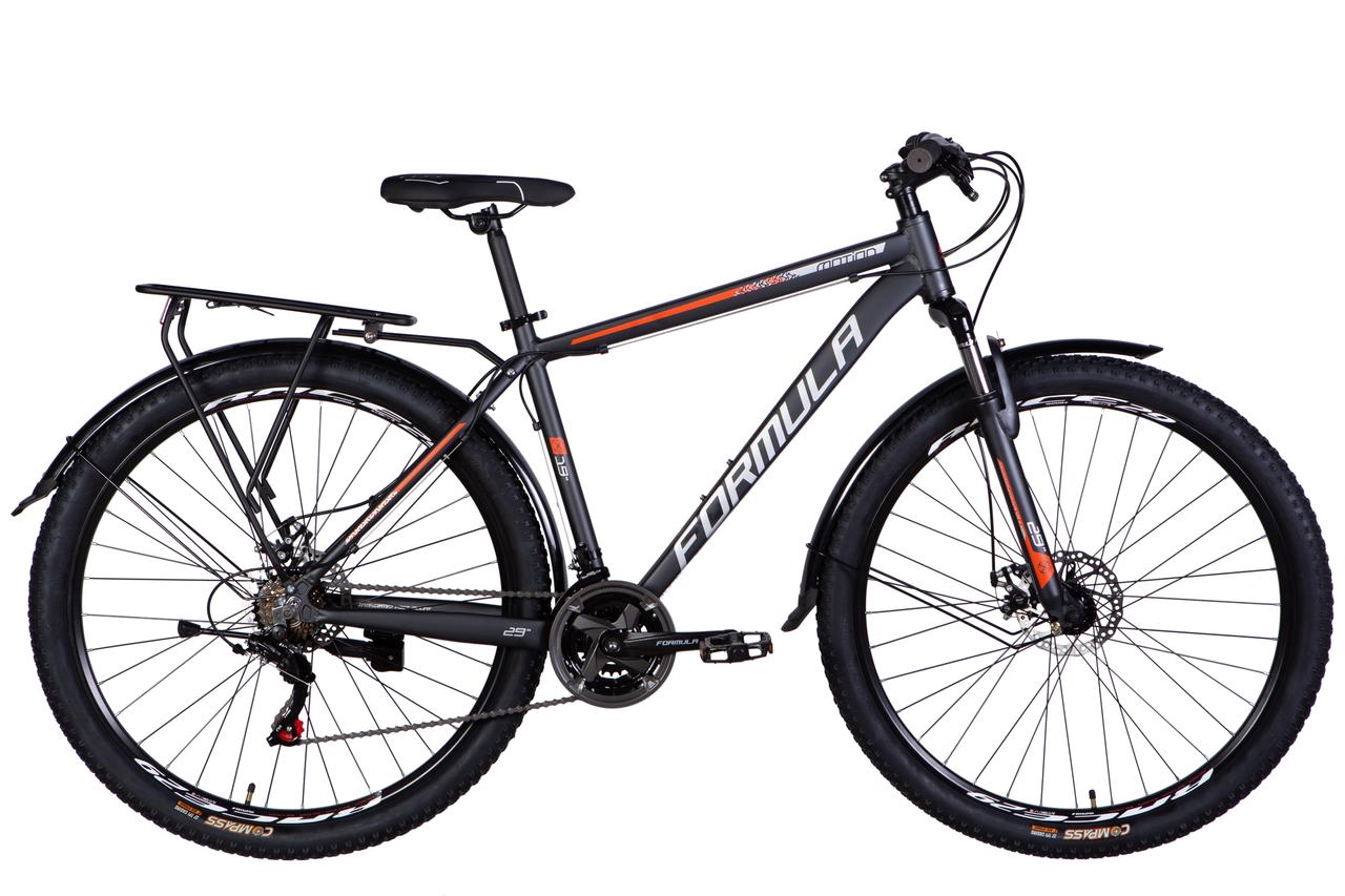 Велосипед AL 29" Formula MOTION PLUS DD FR рама-19" сіро-сріблястий (матовий) 2025, фото 1