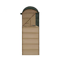 Спальник с капюшоном Naturehike Sunny Day PL02 U250 CNK2550WS028, (8,5°C), правый, коричнево-зеленый